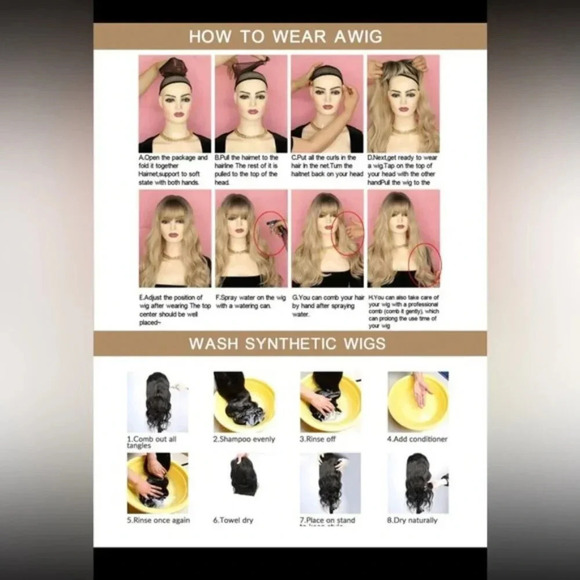 4 x 2 Lace Closure Balayage Blonde Wig 26 Inch long Natural look | for d… - Picture 6 of 8